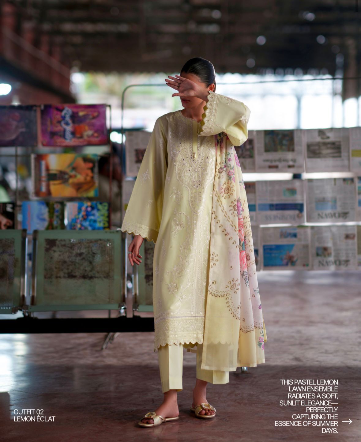 Casulite stitched lawn collection